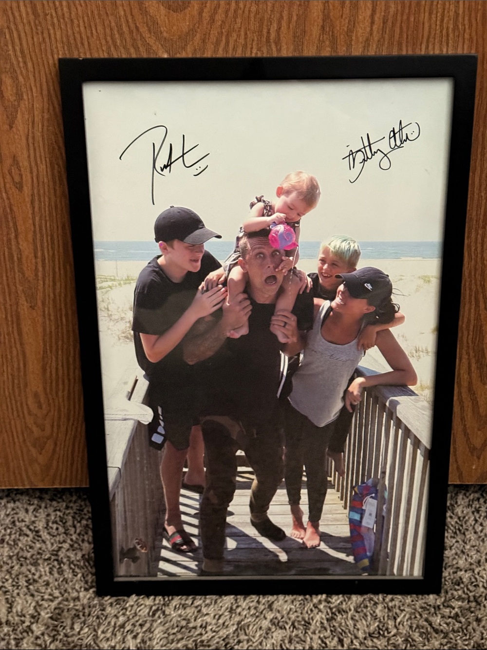 Roman Atwood signed poster